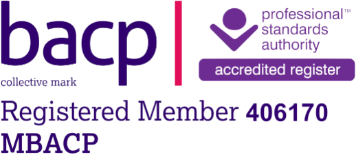 The official logo of the British Association for Counselling and Psychotherapy (BACP), representing professional counselling standards in the UK.